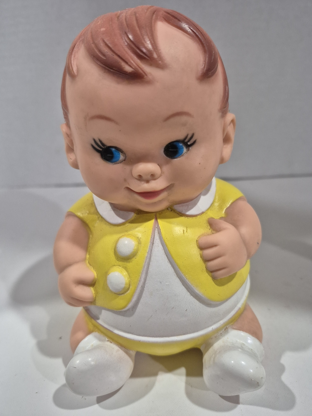 Vintage Uneeda Plumpees Roly Poly Baby Squeak Toy 2000
